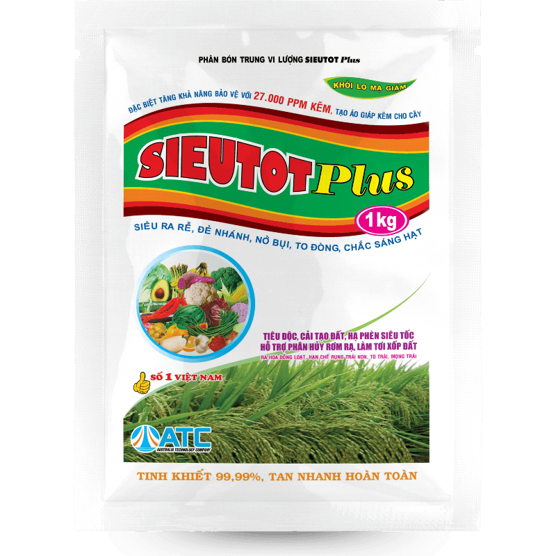 Phân bón ATC Tot Plus (Siêu tốt Plus) - RAU MÀU