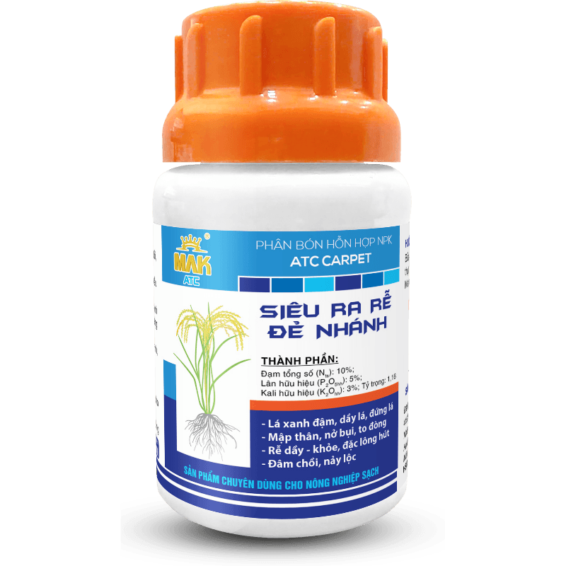 Phân bón SIÊU RA RỄ - ĐẺ NHÁNH ( ATC Carper)