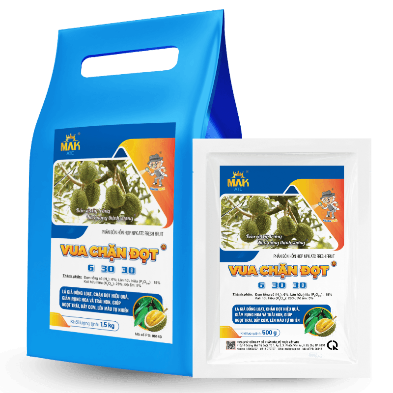 Phân bón VUA CHẶN ĐỌT 6 - 30 - 30 (ATC)