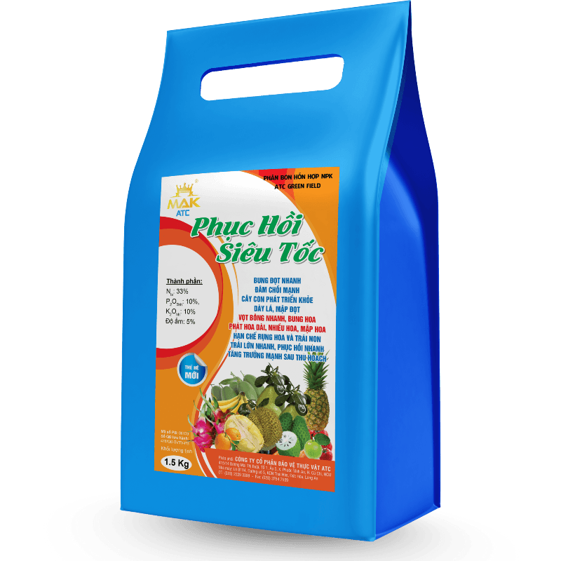 Phân bón PHỤC HỒI SIÊU TỐC ATC GREEN FIELD (33 – 10 - 10)