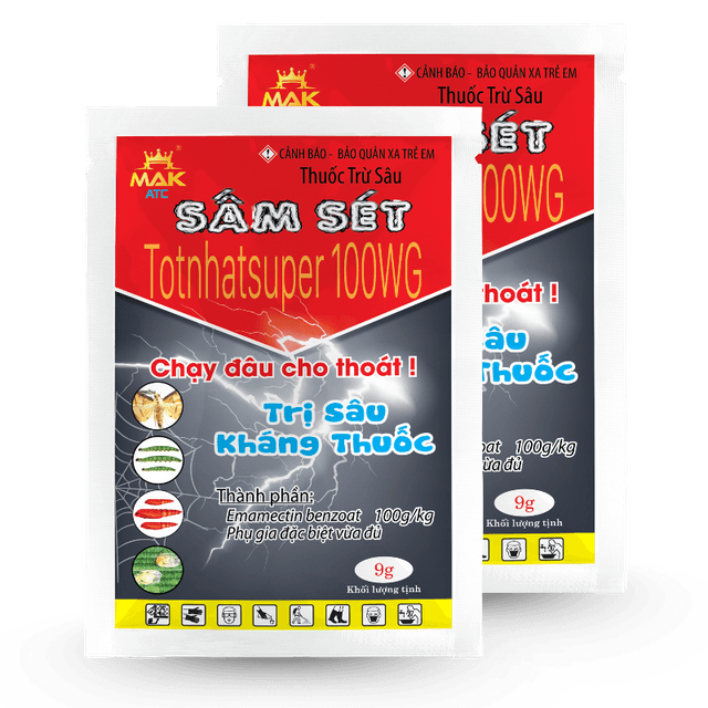 Thuốc trừ sâu SẤM SÉT (Totnhatsuper 100WG)